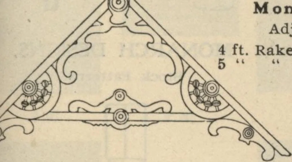 An illustration from Sash, doors, blinds, moulding and all kinds of millwork., 1904, leaf 90