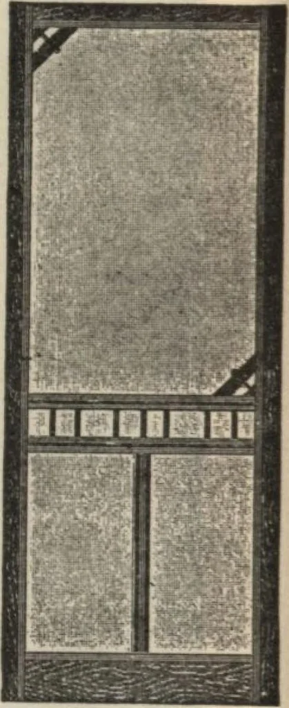 An illustration from Sash, doors, blinds, moulding and all kinds of millwork., 1904, leaf 97