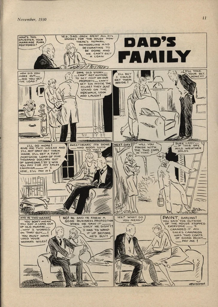 An illustration from Save the surface magazine: volume 10, number 11., 1930, leaf 12