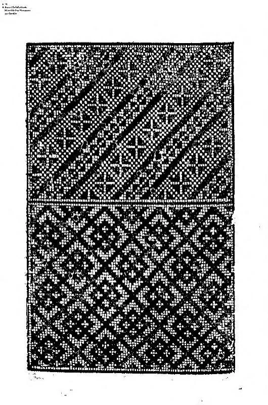 An illustration from 1529 ein new getruckt model büchli auff außnehen unnd borttenwircken ynn der laden unnd lanngenn gestell. Ganntz gerecht nach abteilung der feden tzal., 1529, leaf 16