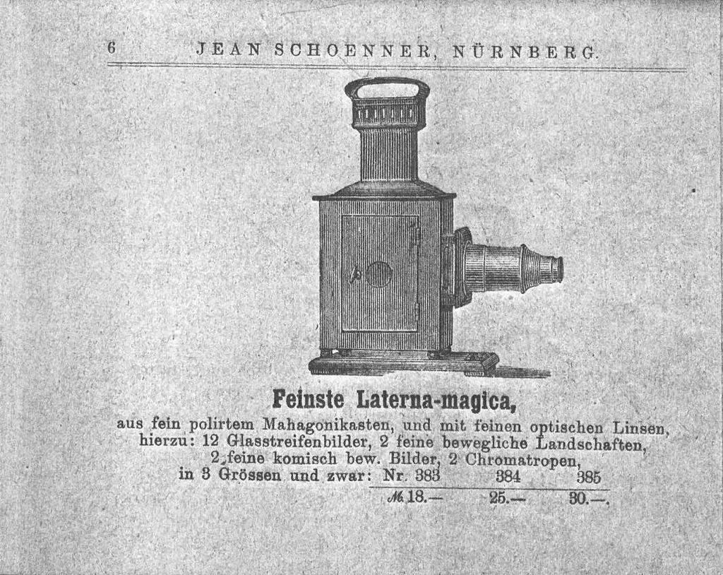 An illustration from Jean Schoenner - untitled catalog of toy lanterns, 1880, leaf 8