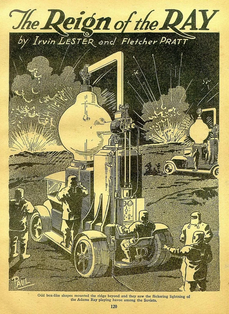 An illustration from Science Wonder Stories, Vol. 1, No. 2 (July 1929), 1929, leaf 25