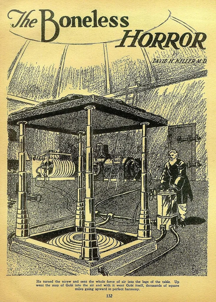 An illustration from Science Wonder Stories, Vol. 1, No. 2 (July 1929), 1929, leaf 37