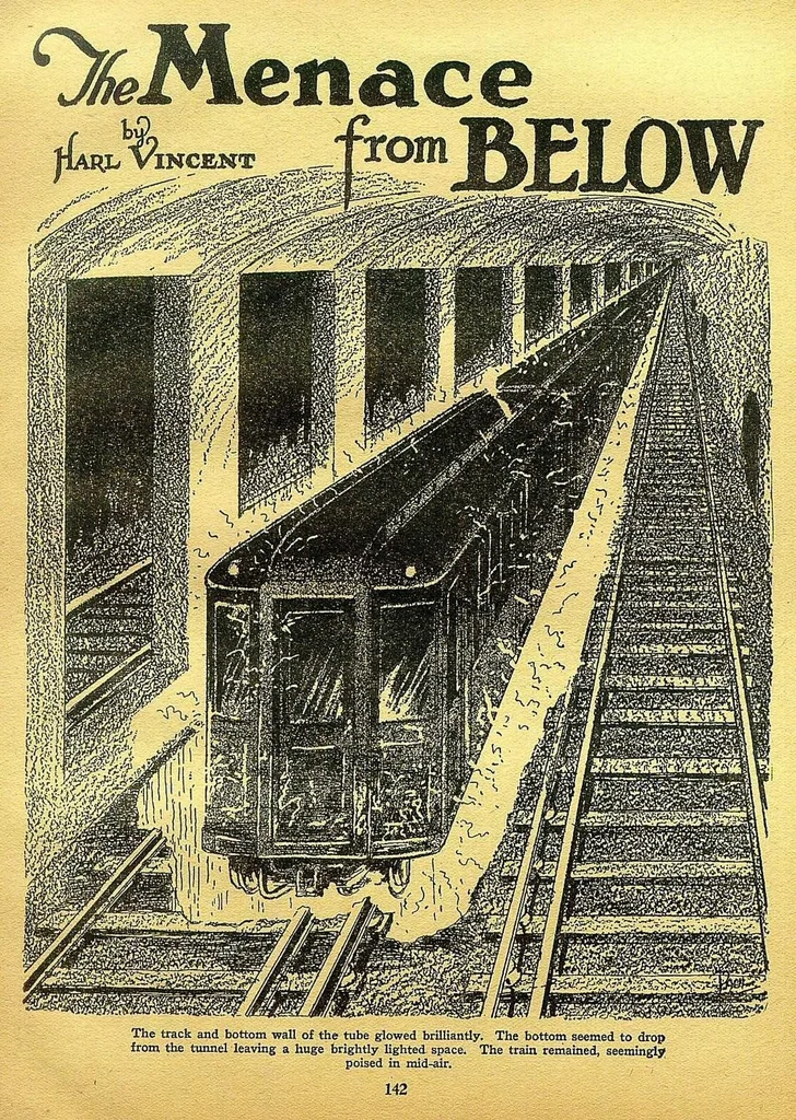 An illustration from Science Wonder Stories, Vol. 1, No. 2 (July 1929), 1929, leaf 47