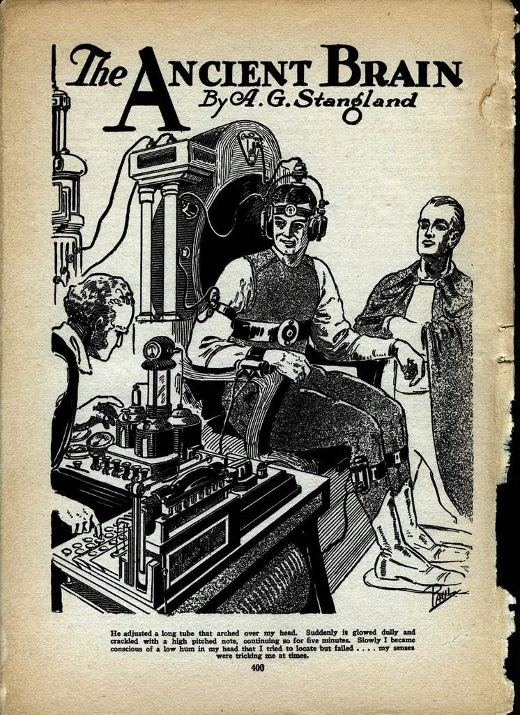 An illustration from Science Wonder Stories, Vol. 1, No. 5 (October 1929), 1929, leaf 17