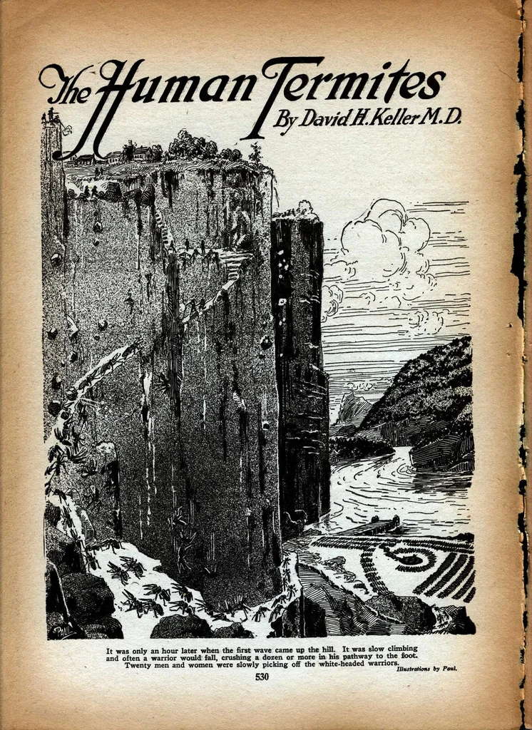An illustration from Science Wonder Stories, Vol. 1, No. 6 (November 1929), 1929, leaf 51