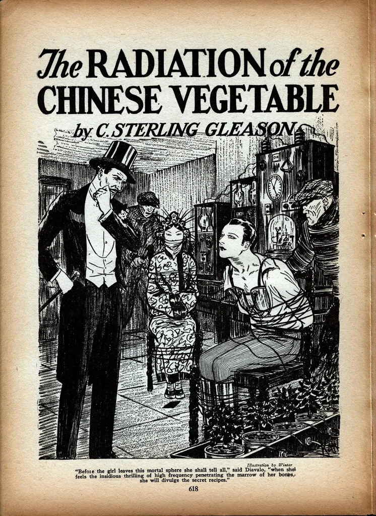An illustration from Science Wonder Stories, Vol. 1, No. 7 (December 1929), 1929, leaf 43