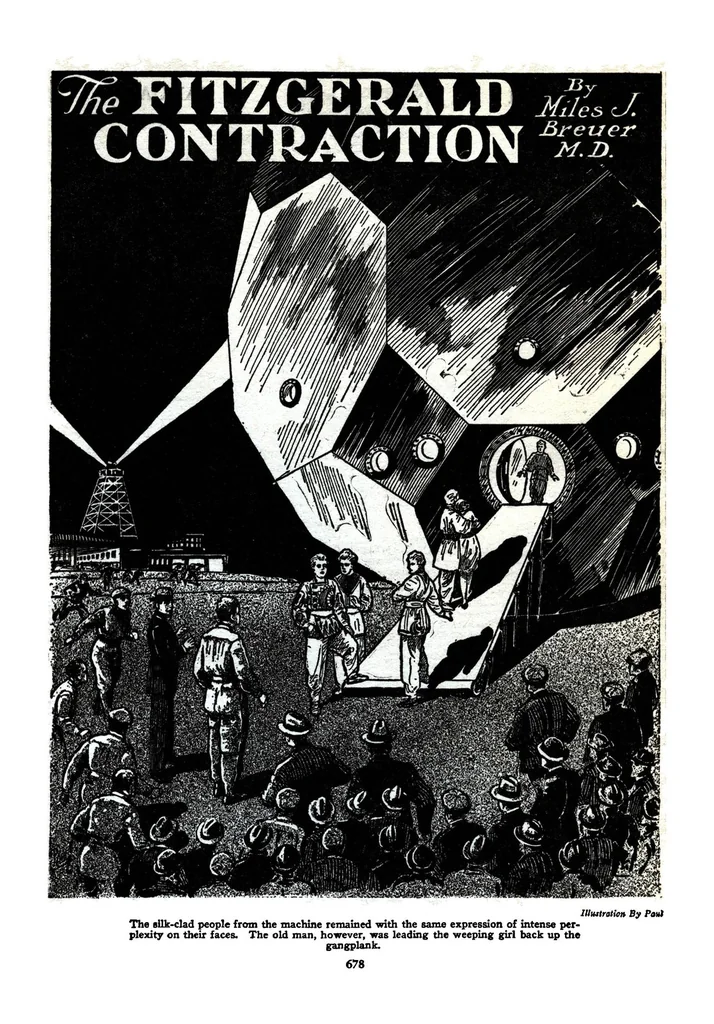 An illustration from Science Wonder Stories, Vol. 1, No. 8 (January 1930), 1930, leaf 7