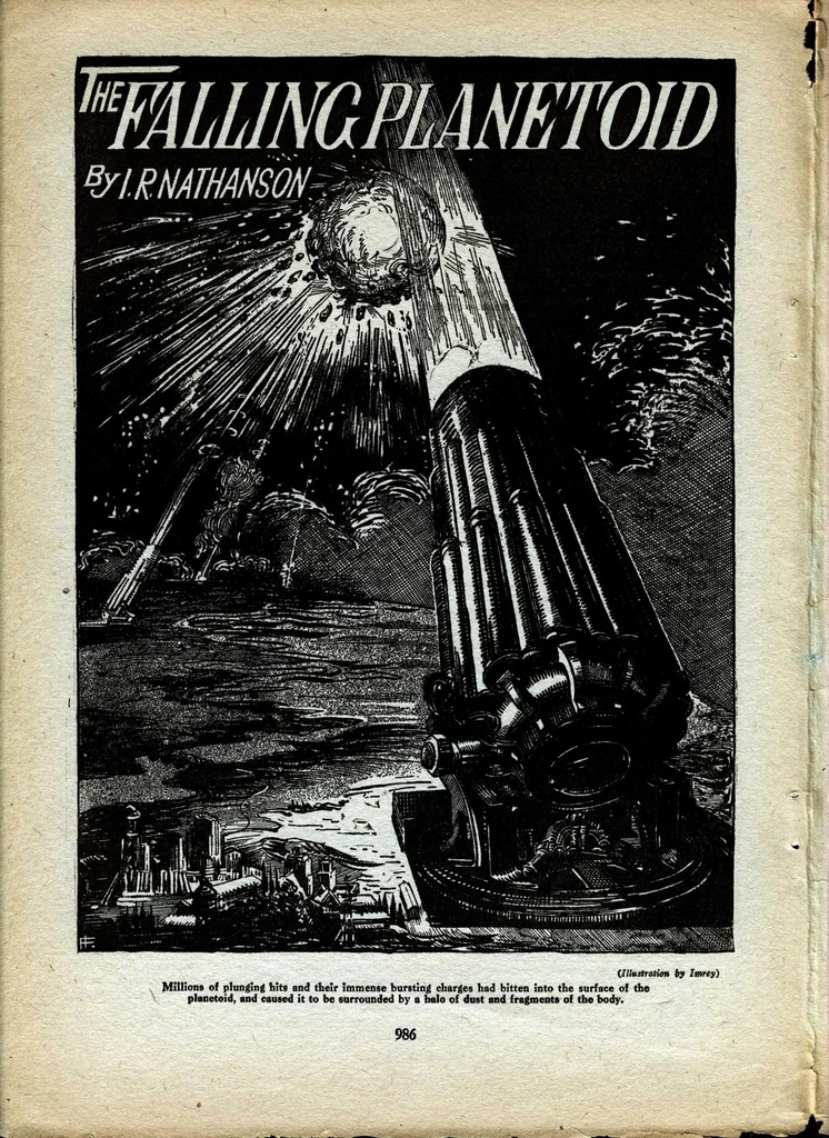 An illustration from Science Wonder Stories, Vol. 1, No. 11 (April 1930), 1930, leaf 25