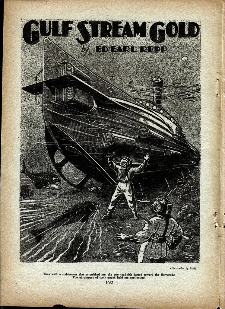 An illustration from Science Wonder Stories, Vol. 1, No. 12 (May 1930), 1930, leaf 7
