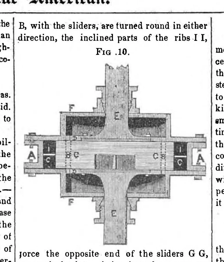 An illustration from Scientific American, Vol. 4, No. 5 (October 21, 1848), 1848, leaf 7