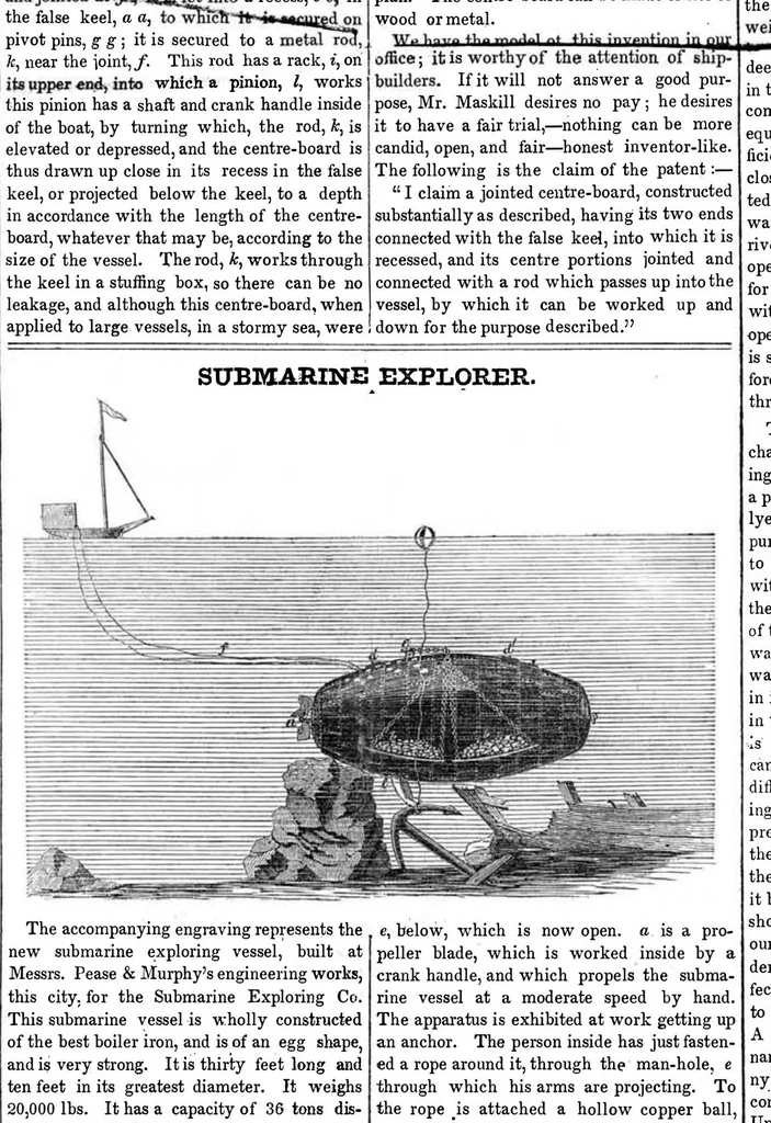 An illustration from Scientific American, Vol. 7, No. 11 (November 29, 1851), 1851, leaf 0