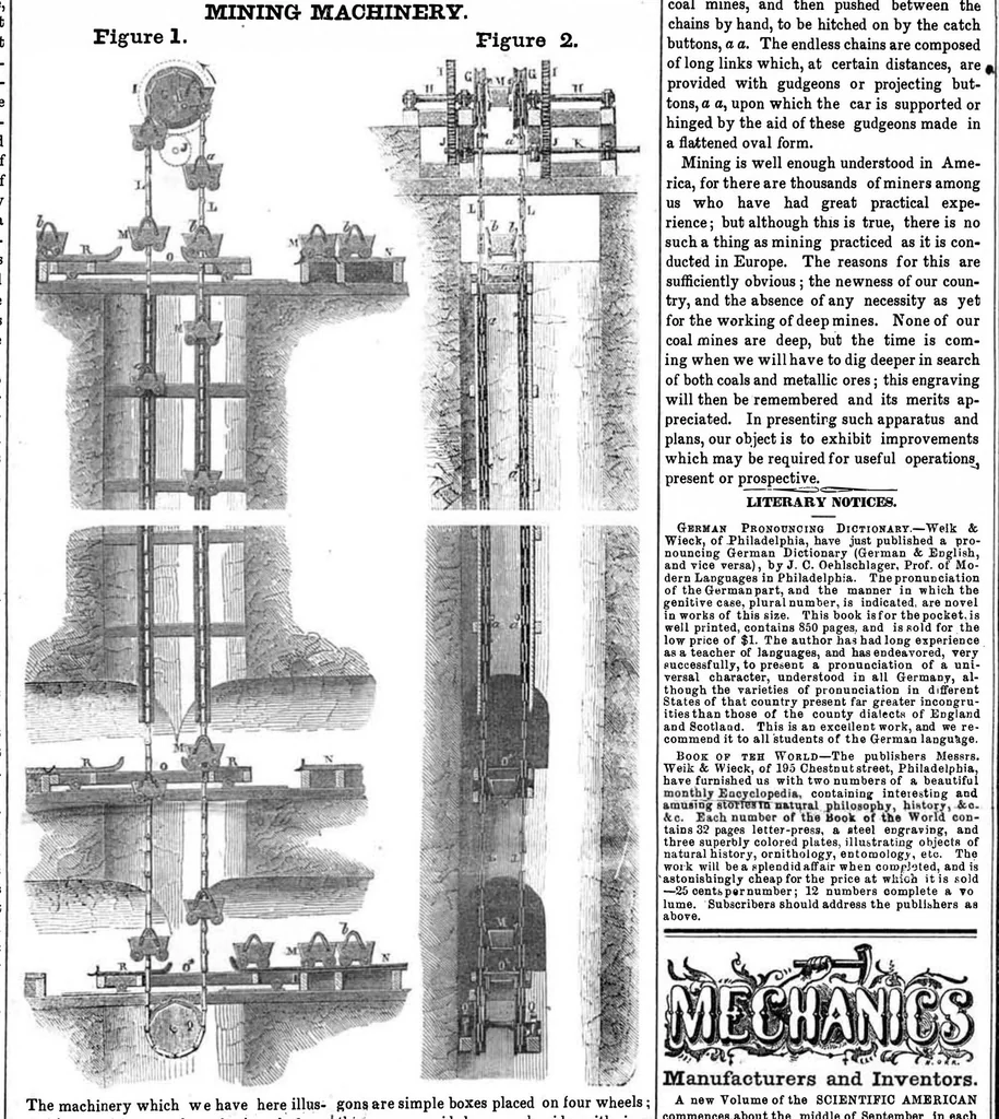An illustration from Scientific American, Vol. 8, No. 6 (October 23, 1852), 1852, leaf 7