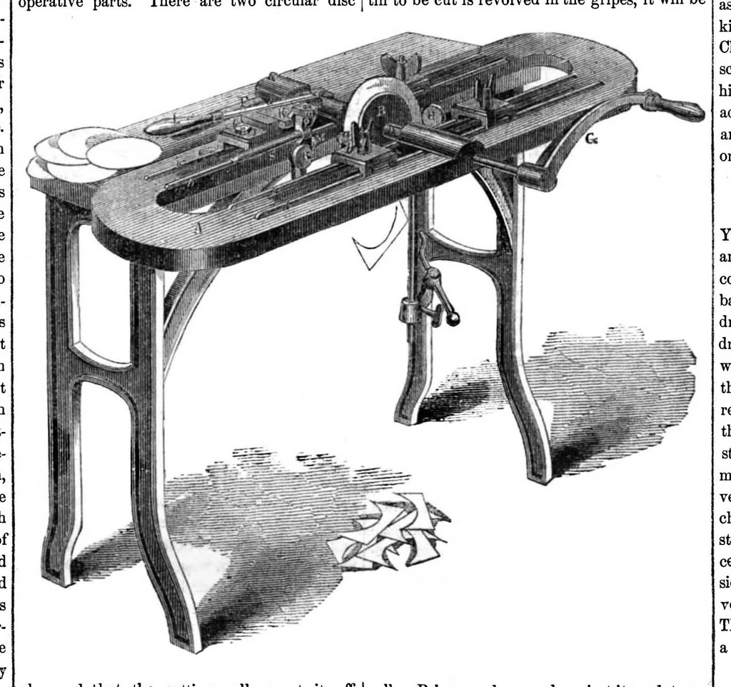 An illustration from Scientific American, Vol. 9, No. 4 (October 8, 1853), 1853, leaf 3