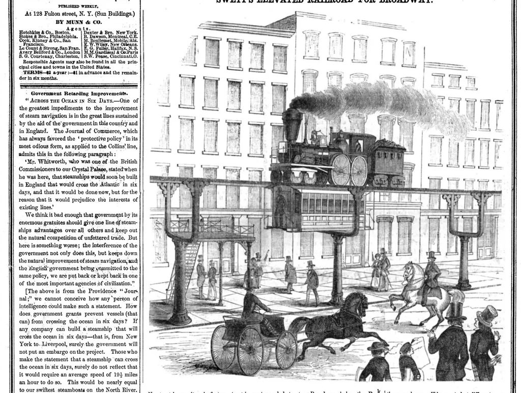 An illustration from Scientific American, Vol. 9, No. 5 (October 15, 1853), 1853, leaf 0