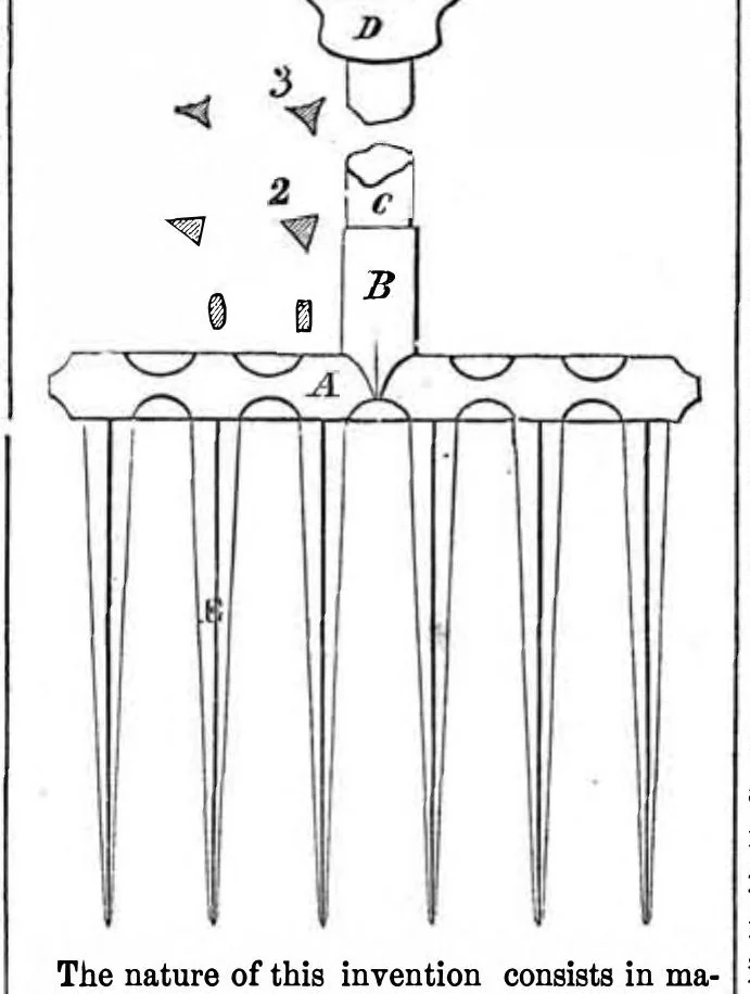 An illustration from Scientific American, Vol. 9, No. 23 (February 18, 1854), 1854, leaf 3