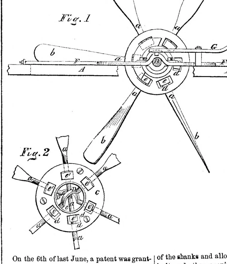 An illustration from Scientific American, Vol. 10, No. 1 (September 16, 1854), 1854, leaf 8