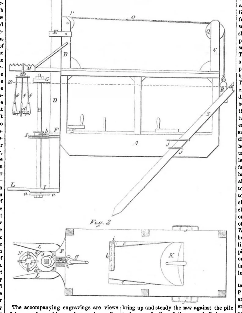 An illustration from Scientific American, Vol. 10, No. 15 (December 23, 1854), 1854, leaf 3