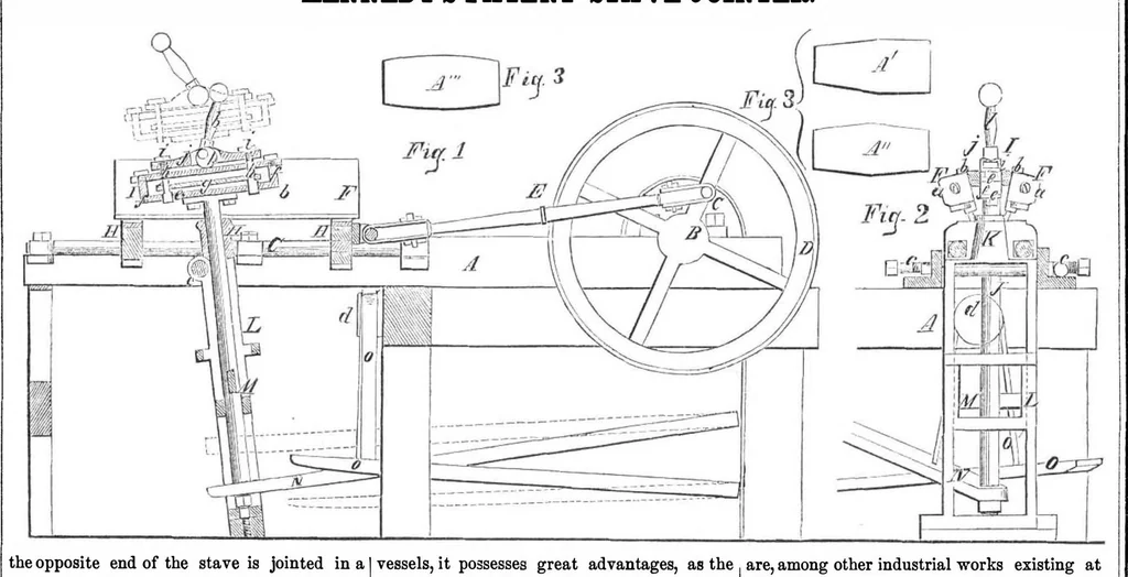An illustration from Scientific American, Vol. 11, No. 1 (September 15, 1855), 1855, leaf 4