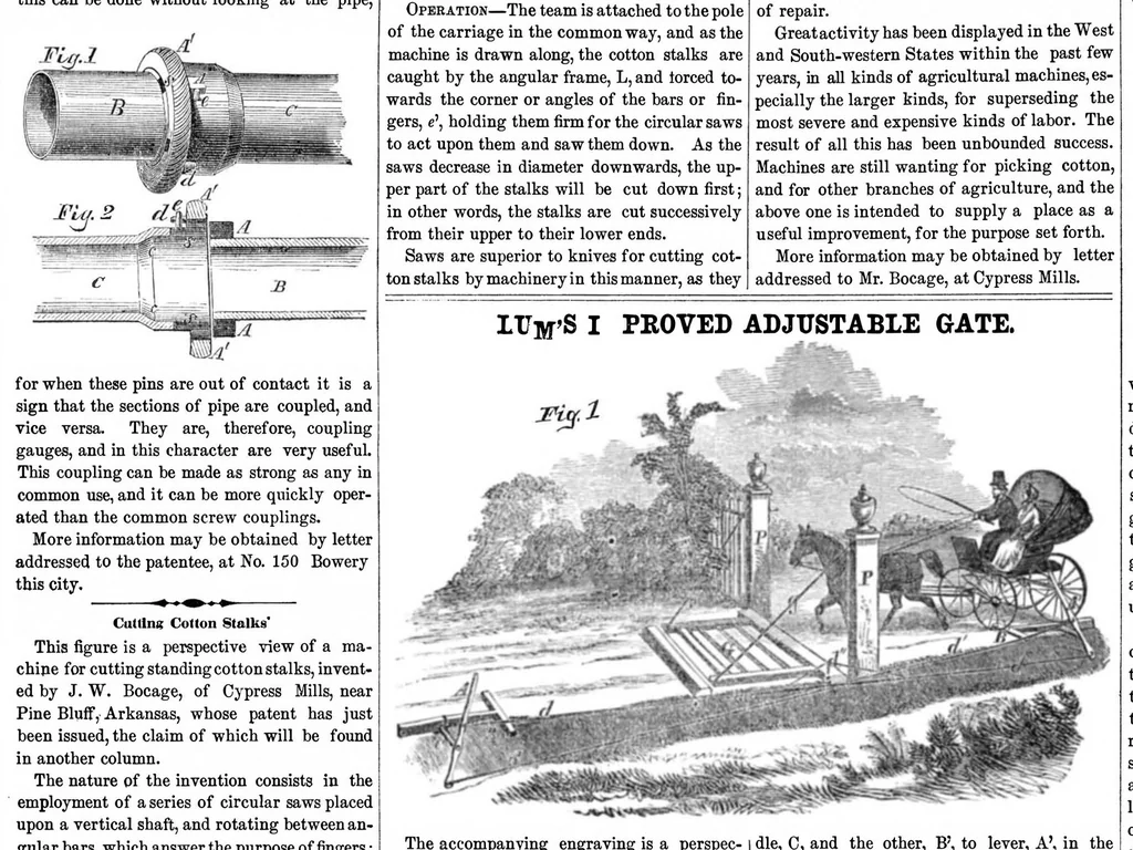 An illustration from Scientific American, Vol. 11, No. 2 (September 22, 1855), 1855, leaf 3