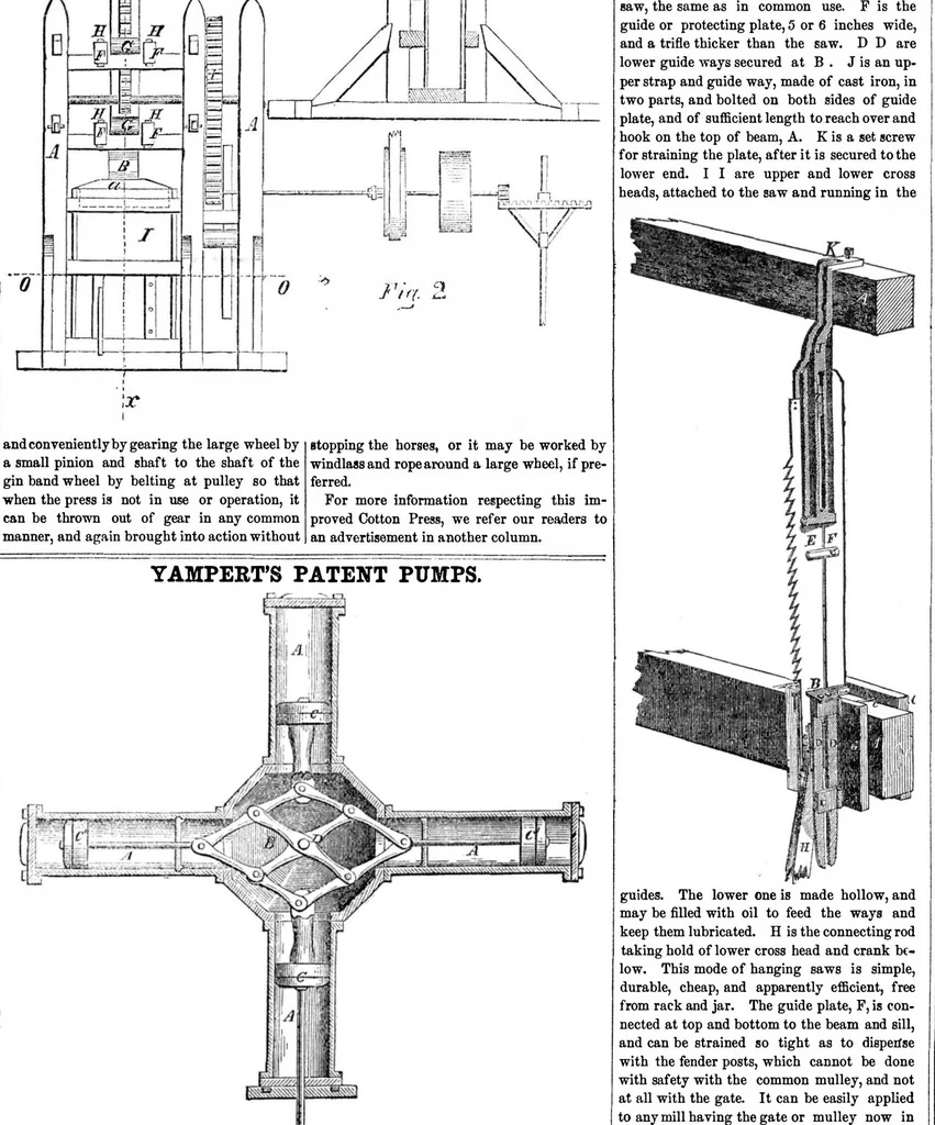 An illustration from Scientific American, Vol. 11, No. 4 (October 6, 1855), 1855, leaf 3