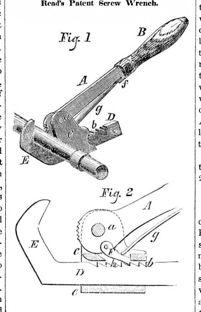 An illustration from Scientific American, Vol. 11, No. 7 (October 27, 1855), 1855, leaf 2