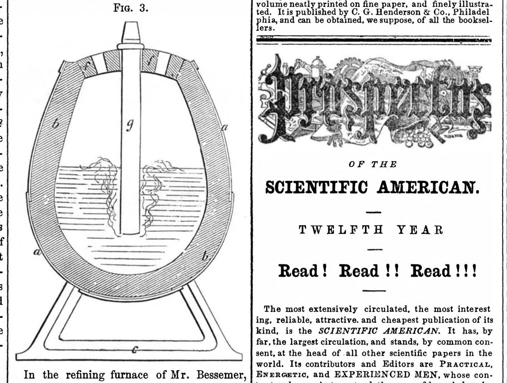 An illustration from Scientific American, Vol. 12, No. 4 (October 4, 1856), 1856, leaf 7