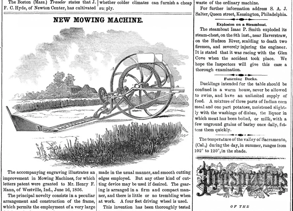 An illustration from Scientific American, Vol. 12, No. 6 (October 18, 1856), 1856, leaf 7