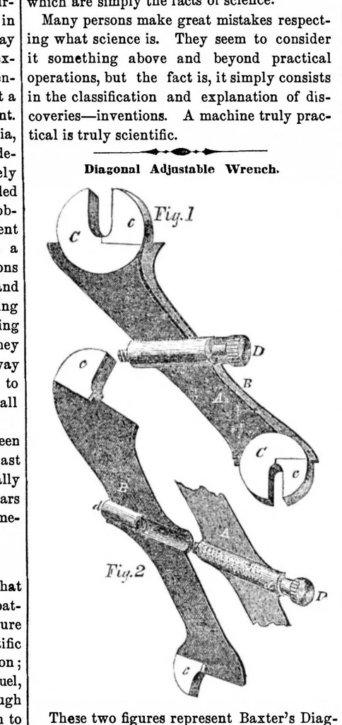An illustration from Scientific American, Vol. 12, No. 11 (November 23, 1856), 1856, leaf 4