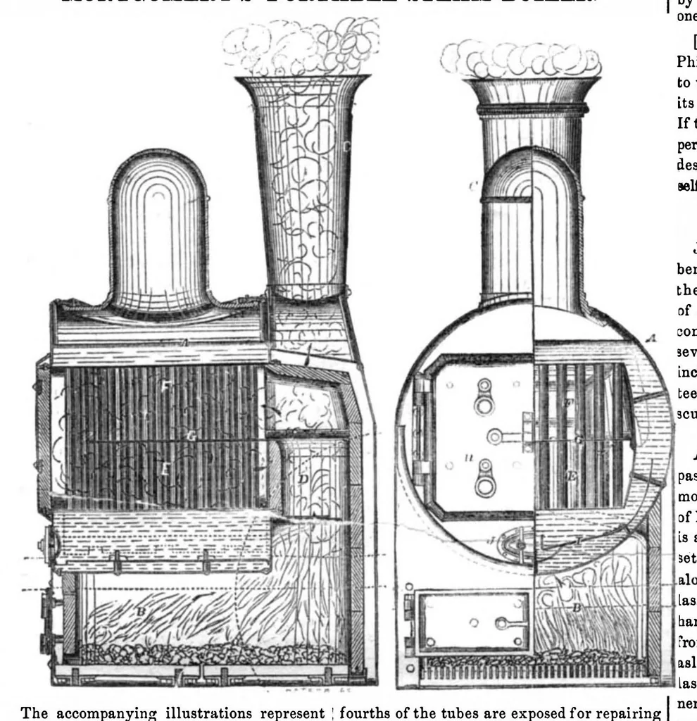 An illustration from Scientific American, Vol. 14, No. 16 (December 25, 1858), 1858, leaf 8