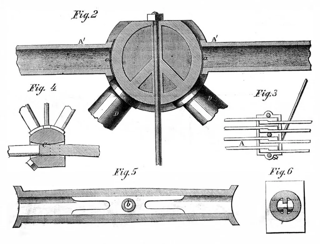 An illustration from Scientific American, New Series, Vol. 9, No. 13 (September 26, 1863), 1863, leaf 1