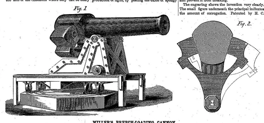 An illustration from Scientific American, New Series, Vol. 15, No. 6 (August 4, 1866), 1866, leaf 7