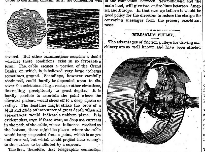 An illustration from Scientific American, New Series, Vol. 15, No. 7 (August 11, 1866), 1866, leaf 7
