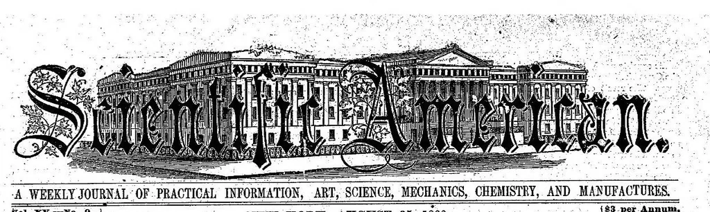 An illustration from Scientific American, New Series, Vol. 15, No. 9 (August 25, 1866), 1866, leaf 0