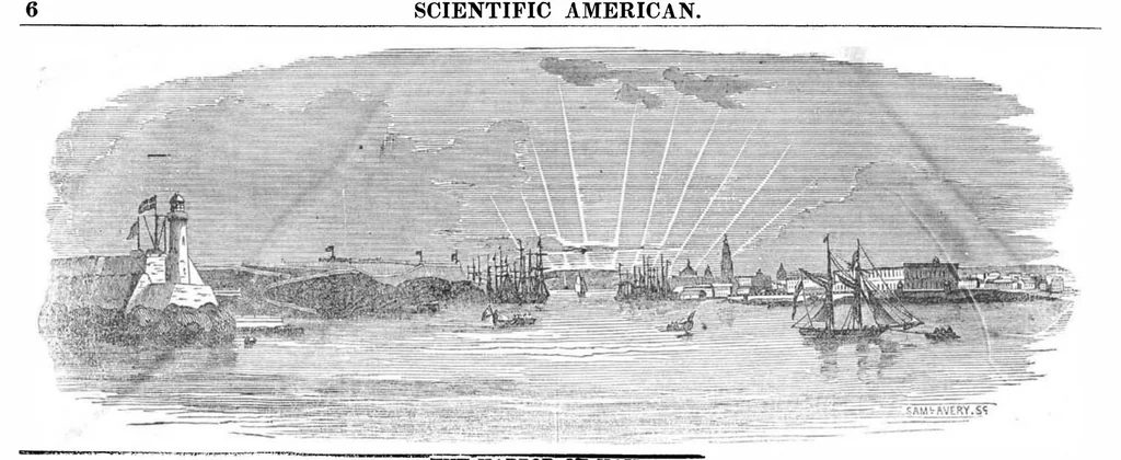 An illustration from Scientific American, Vol. 2, No. 1 (1846), 1846, leaf 5