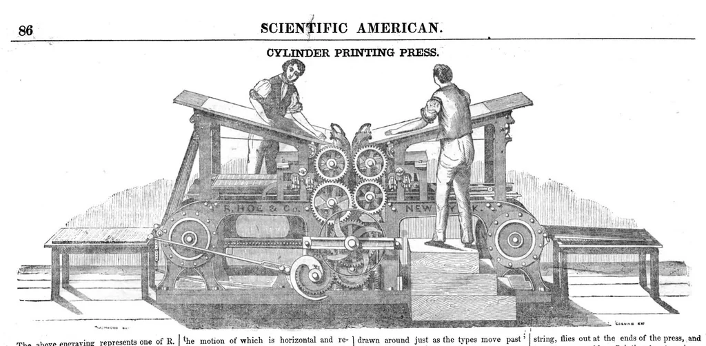 An illustration from Scientific American, Vol. 2, No. 11 (1846), 1846, leaf 5