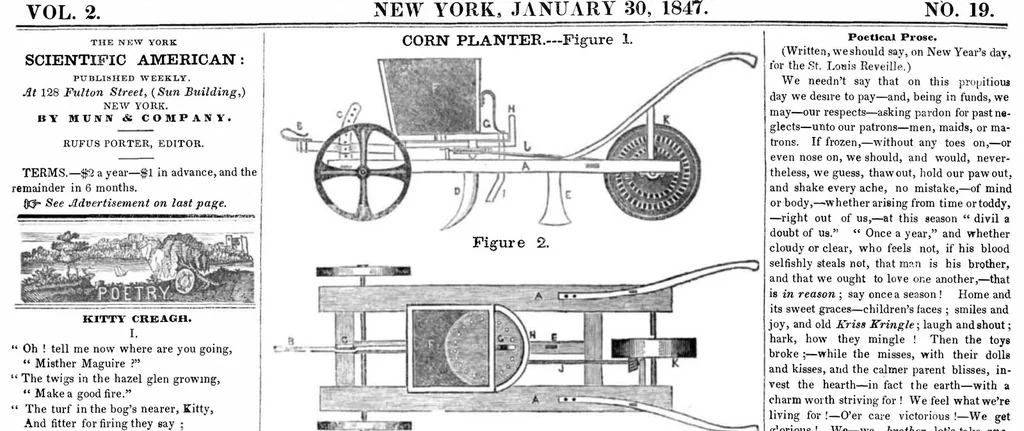 An illustration from Scientific American, Vol. 2, No. 19 (1847), 1847, leaf 0