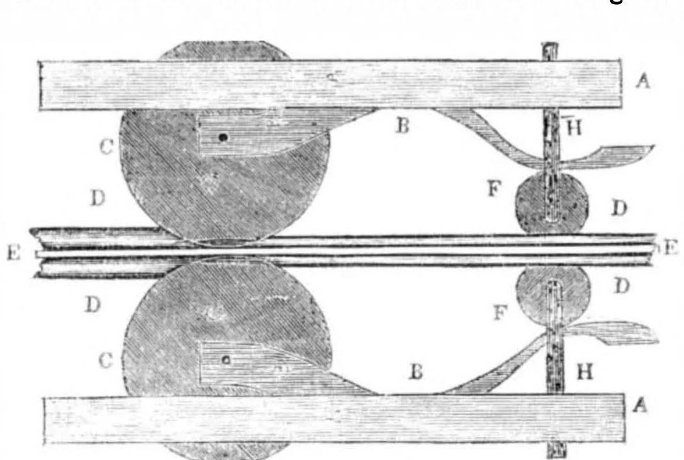 An illustration from Scientific American, Vol. 3, No. 36 (1848), 1848, leaf 3