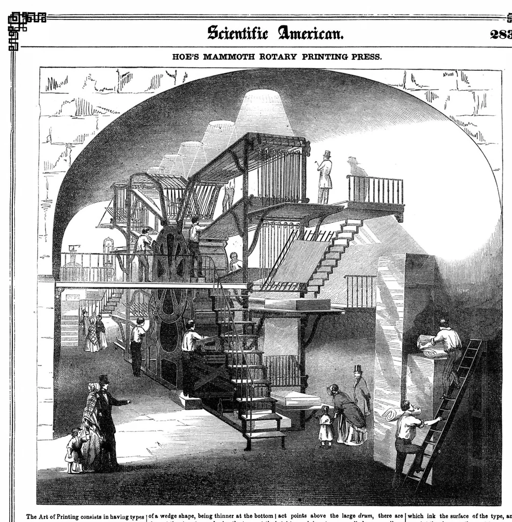 An illustration from Scientific American, Vol. 6, No. 36 (1851), 1851, leaf 2
