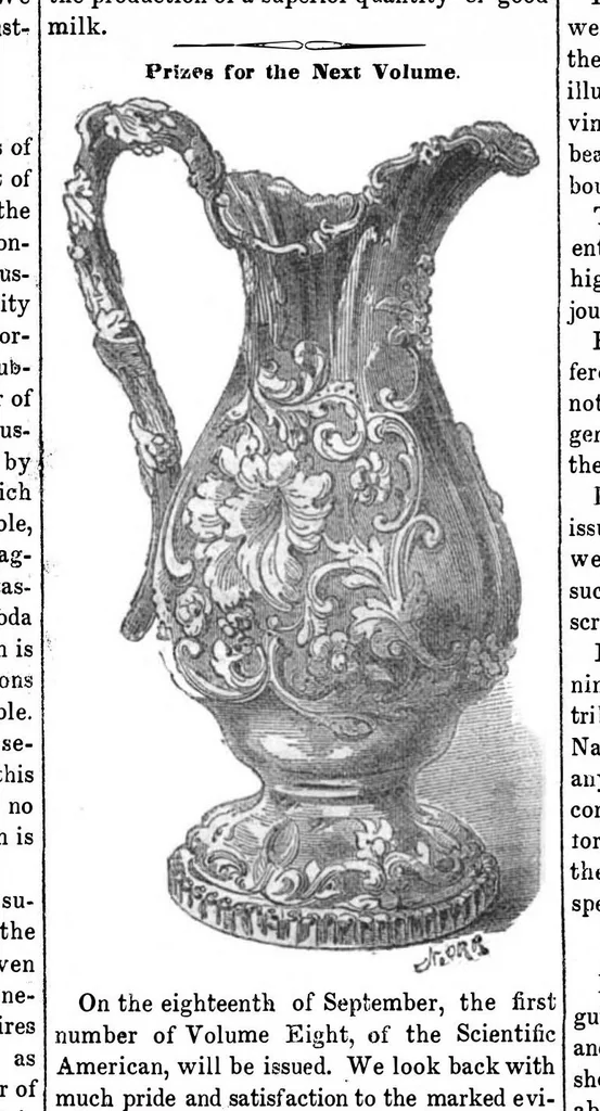 An illustration from Scientific American, Vol. 7, No. 46 (1852), 1852, leaf 4
