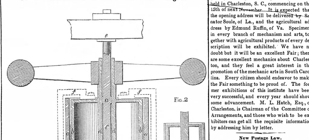 An illustration from Scientific American, Vol. 7, No. 52 (1852), 1852, leaf 2