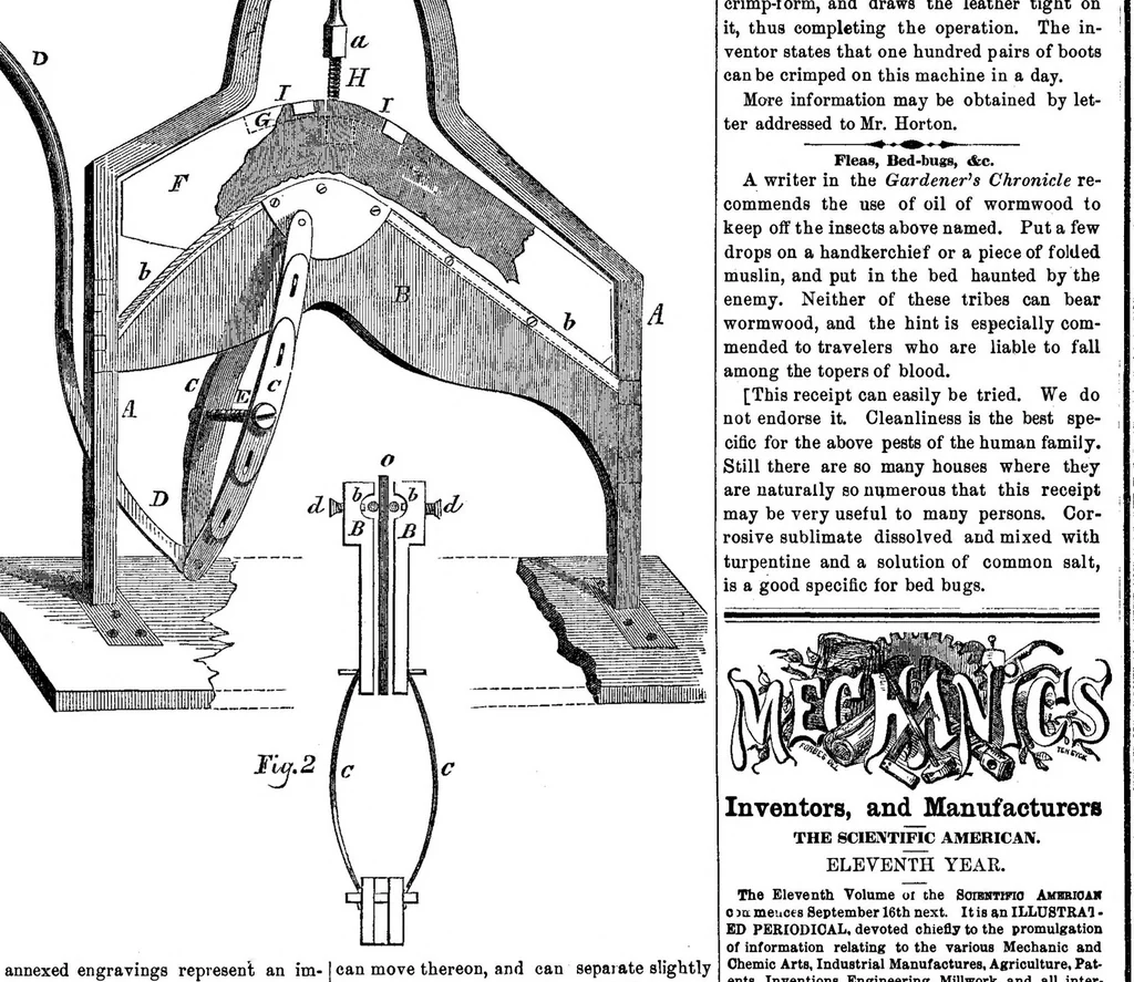 An illustration from Scientific American, Vol. 10, No. 44 (1855), 1855, leaf 7