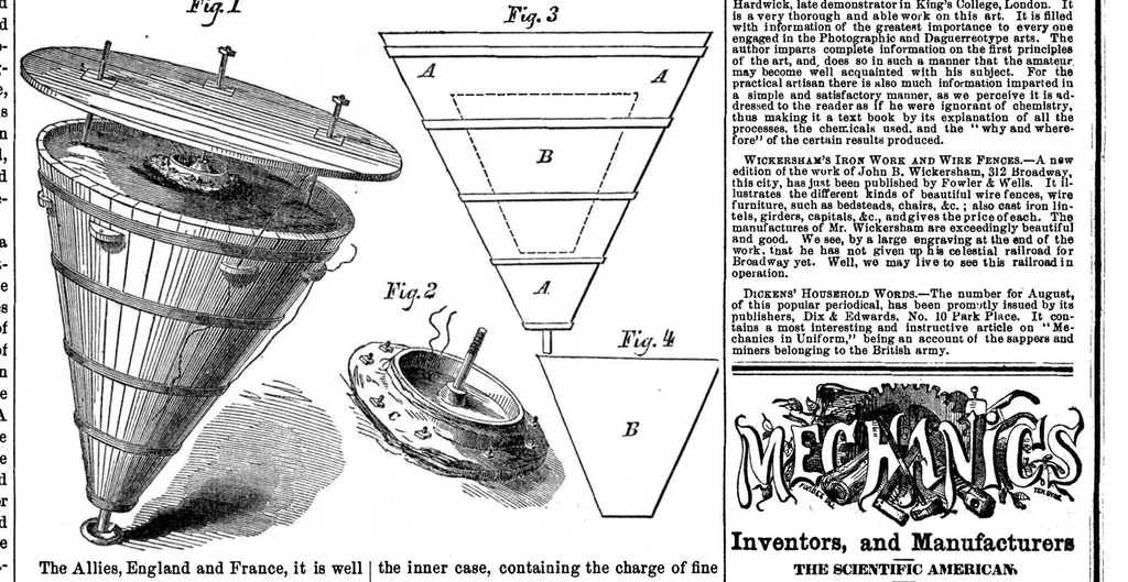 An illustration from Scientific American, Vol. 10, No. 46 (1855), 1855, leaf 7