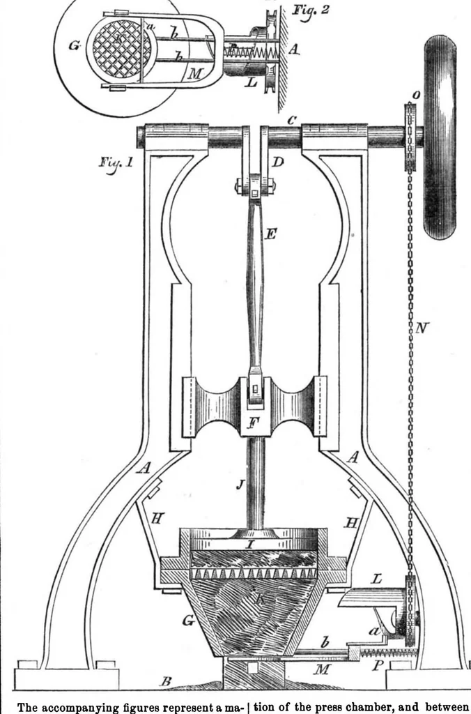 An illustration from Scientific American, Vol. 10, No. 47 (1855), 1855, leaf 7