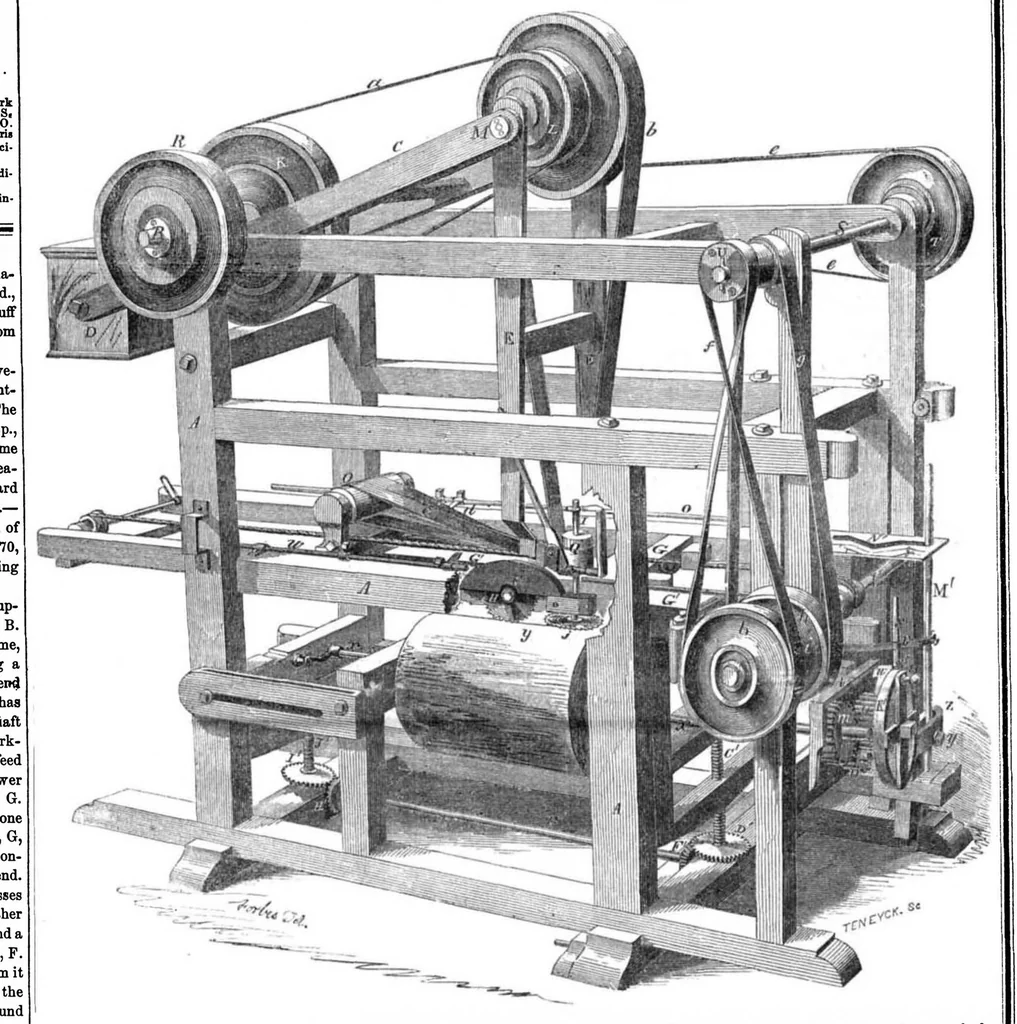 An illustration from Scientific American, Vol. 10, No. 52 (1855), 1855, leaf 0