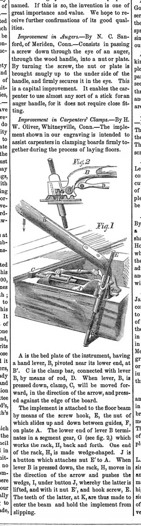 An illustration from Scientific American, Vol. 11, No. 42 (1856), 1856, leaf 4