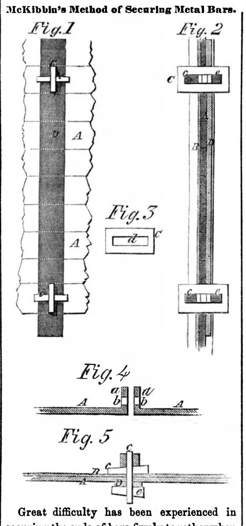 An illustration from Scientific American, Vol. 13, No. 48 (1858), 1858, leaf 7