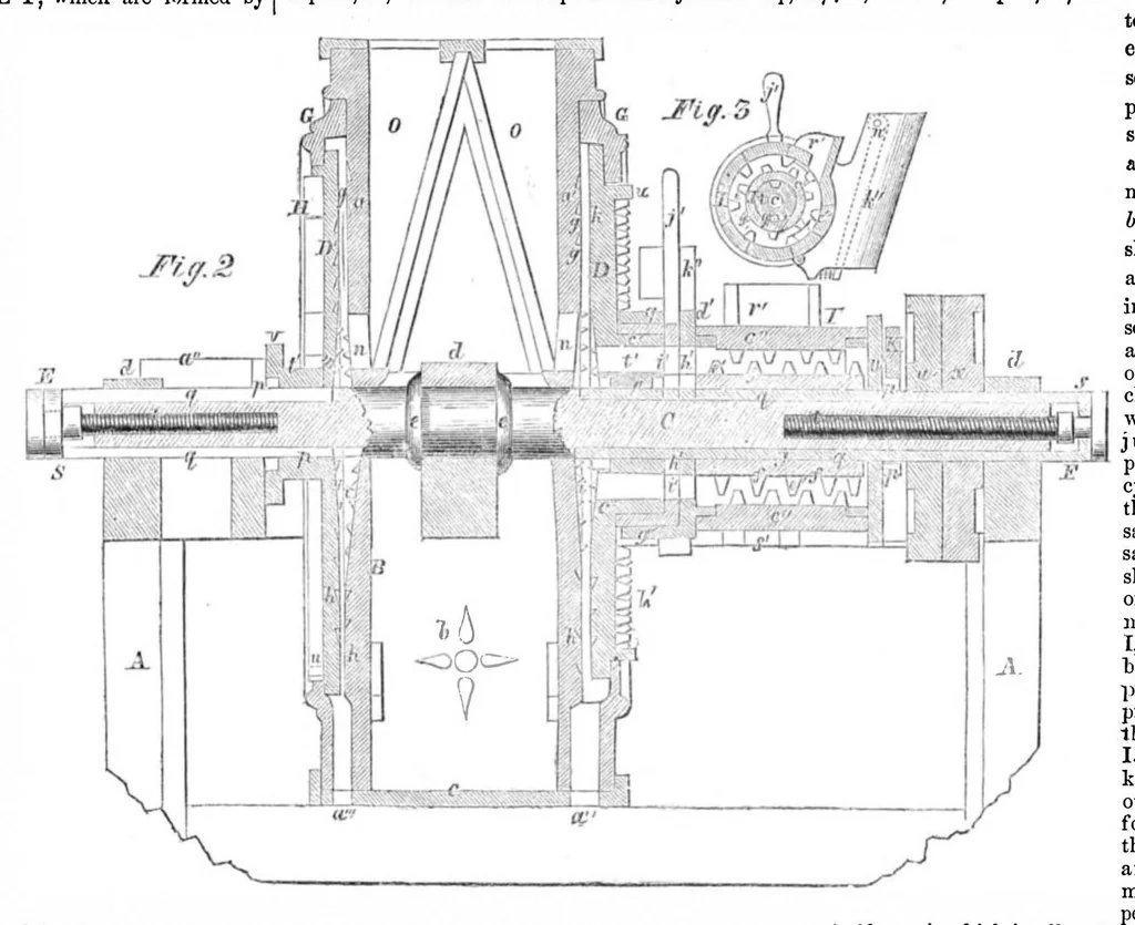 An illustration from Scientific American, Vol. 1, No. 5 (1859), 1859, leaf 7
