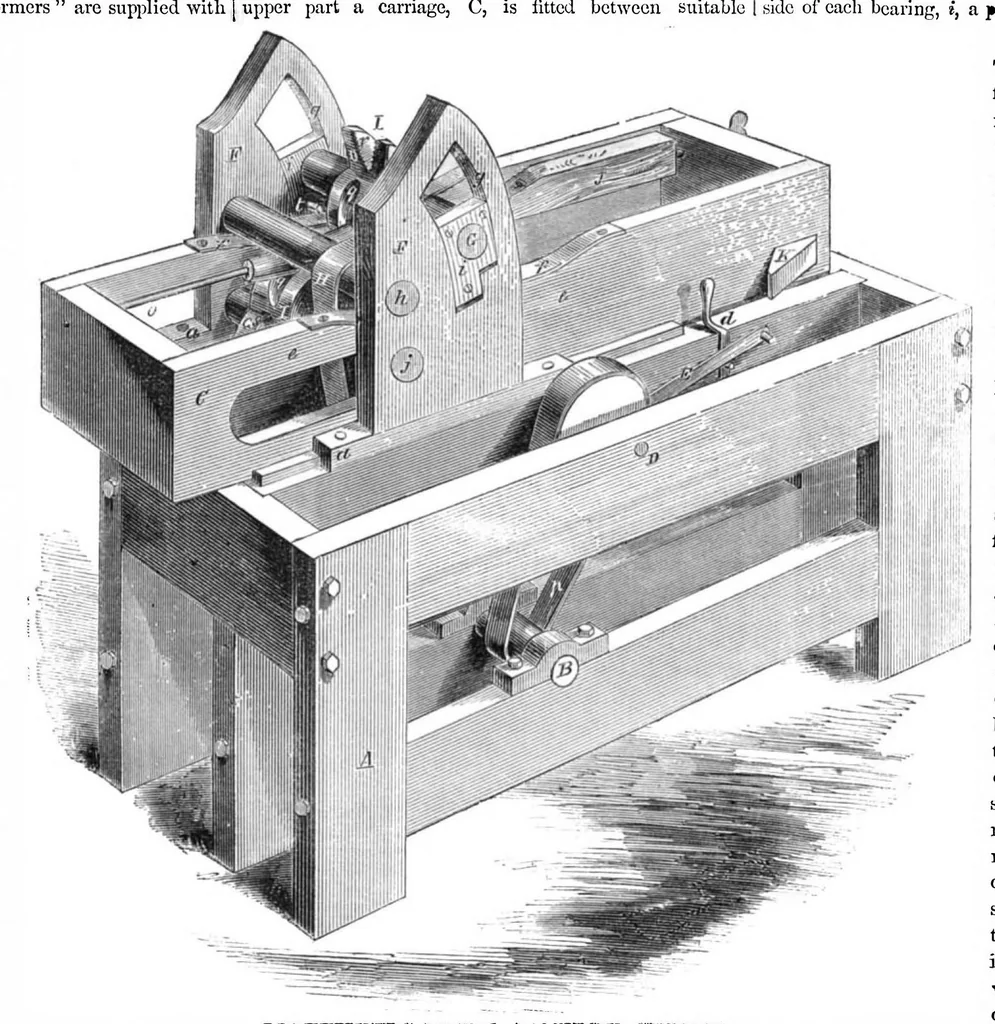 An illustration from Scientific American, Vol. 1, No. 6 (1859), 1859, leaf 7