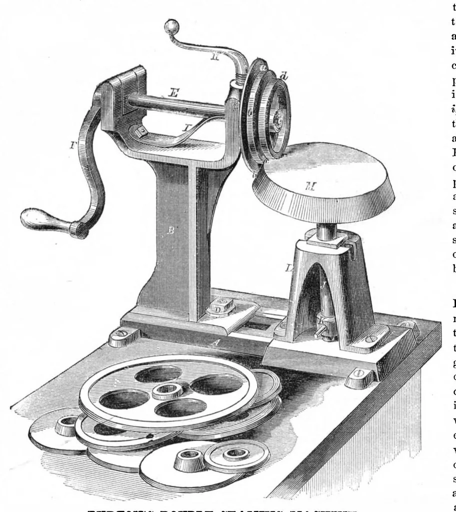An illustration from Scientific American, Vol. 1, No. 6 (1859), 1859, leaf 7